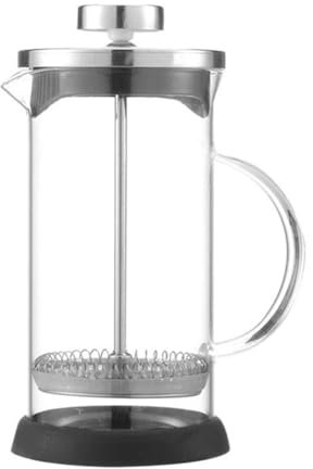 Hopbucan Lazy Glass Cafetière à piston à piston en acier inoxydable et verre Accessoires 800 ml