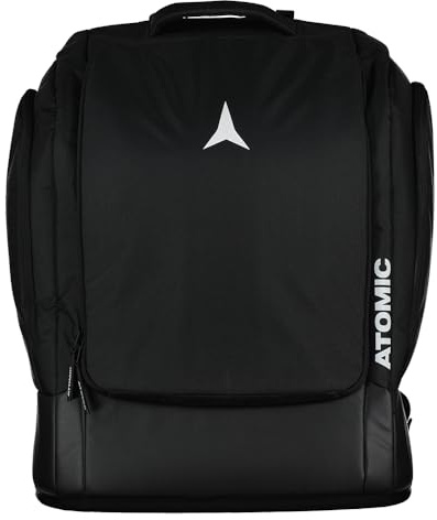 ATOMIC Redster Pack 60 l, borsa per scarponi da sci di alta qualità con scomparto per casco, zaino impermeabile in tessuto di poliestere 600D, borsa da sci imbottita con scomparto per bevande e