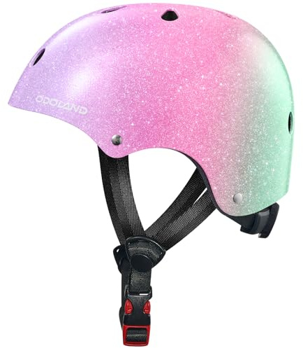 Odoland Kids Bike Helmet for Boys Girls, Adjustable and Ventilated Safety Cycling Helmet for Multi-Sport Protection Kids Age 3-8 for Cycling Skating Scooter DPS