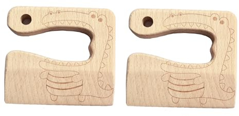 Hartya 2 Pack of Dinosaur Wood Knives