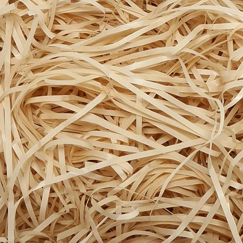 100g Brown Shredded Tissue Paper for Gift Boxes, Shredded Paper for Hampers | Filling and Packaging,Soft Shreds Stuffing Paper,Ideal Gift Packaging Filler for Birthdays Wedding Christmas Gift Decor