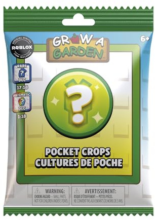 Grow A Garden - Pocket Crops - Series 1 - Blind Bag Buildables - Includes DLC Code Redeemable on Roblox - Officially Licensed Construction Set by PhatMojo