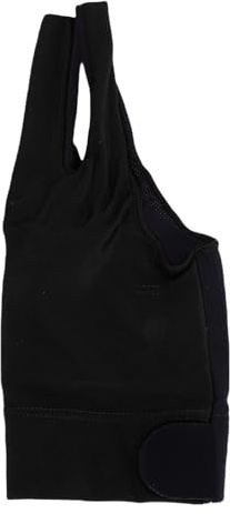 Mavaol 3-fingers biljardhandske professionell andningsbar halkfri sporthandske för höger handkö för män och kvinnor (Black)