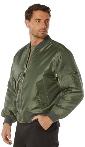 Rothco MA-1 Flight Jacket, M, Sage Green