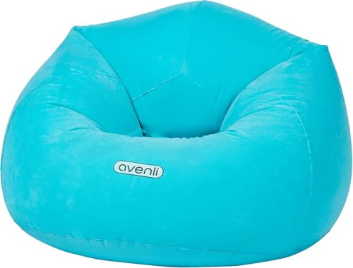 Jilong Easigo Lazy Chair - Poltrona gonfiabile, in colori assortiti, 105cm x 105cm x 65cm