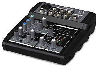 Wharfedale Pro Connect 502 USB Mixer für Live, Studio, Karaoke etc.