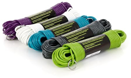 Orwell Clothes Line Steel Wire Centre PVC Coated | Replacement Washing Line for Garden Airers, Rotary Dryers | Long, Strong, and Rust-Resistant (30)