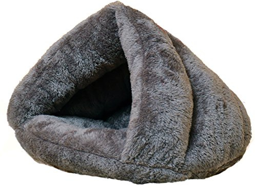 Beskie Pet Tent Cave Bed for Small Medium Puppies Kitty Dogs Cats Pets Sleeping Bag Thick Fleece Warm Soft Dog Cuddler Burrow House Hole Igloo Nest Cozy Bed for Cat Puppy