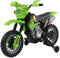 HOMCOM Moto électrique Enfants, Moto Cross pour Enfants avec Batterie 6 V, phares, musiques et Roues d'entraînement, 3 à 6 Ans, Charge 25KG, Vert et Noir