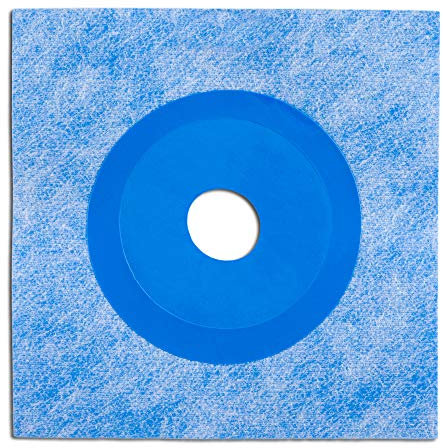 Dichtmanschette 1 Stk. Bodenmanchette Wandmanschette 250 x 250 mm Dehnöffnung, Loch Ø 45mm Badabdichtung Dichtband Dusche B04 SE