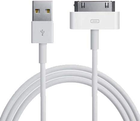 Pack de 3 cables de carga extra largos para Apple iPhone 4, 4S, 3G, 3GS, Apple iPad 1ª 2ª generación, iPod 5ª generación Classic nano 1ª 2ª 3ª generación 4ª 5ª generación 6ª generación