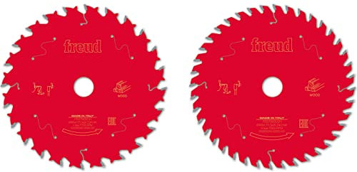 Freud F03FS09892 - Hoja de sierra circular para madera (165 x 20 mm, 24 y 40 dientes)