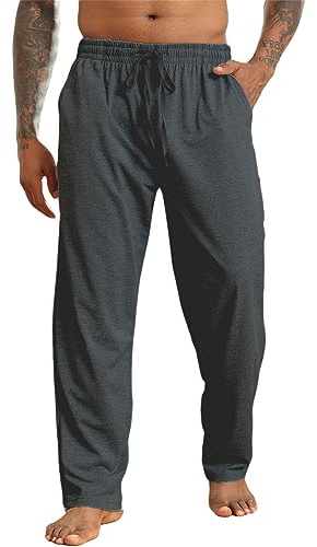 Halfword Pantaloni Sportivi Uomo Jogger Pantaloni Tuta Ginnastica Sportswear Tasche Coulisse Casuals Fitness Grigio-scuro XL