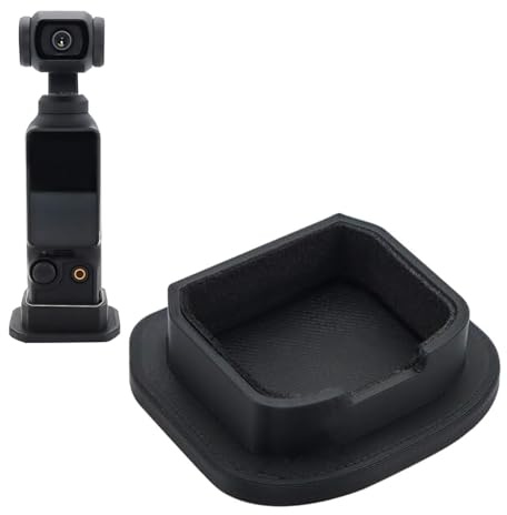 Buziba Base di supporto Base di supporto per DJI OSMO Pocket 3 Handheld Gimbal Camera Desktop Staffa stabile antiscivolo Accessori di montaggio per fotocamera