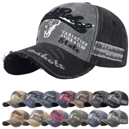 YKDLLF Mössa Män Kvinnor Med Visir Sommar Keps Justerbar Baseboll Tennis Paddel Unisex 100 % Bomull Snapback-Hatt Klassisk Blank Justerbar Brätte High Top End Trendig, Svart, 58