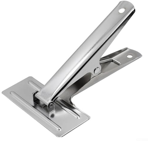 Clip in metallo per tessuto con cartella mobile e molla rinforzata, bloccaggio sicuro per materiali da cucito e artigianato fino a 0 58 mm di spessore