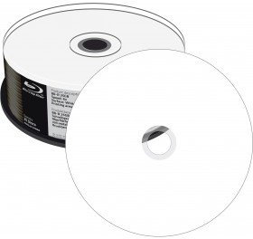 MediaRange Blu-ray Disc BD-R, 25 GB / 135 min, 6X, Voll bedruckbar, 25 Stück in Cakebox