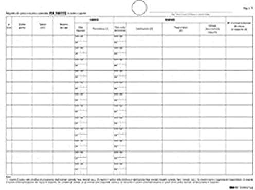 EDIPRO - E2884/1 - Registro carico/scarico ovini/caprini 23 pagine numerate f.to 24,5x31