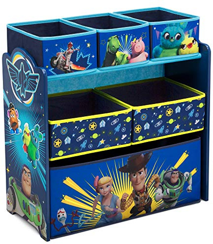 Delta Children Disney/Pixar Toy Story 4 6 Bin Design and Store Toy Organizer