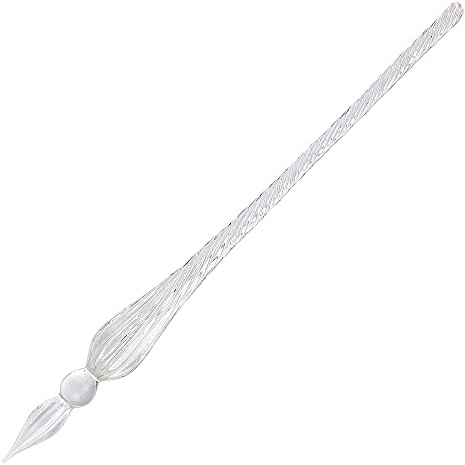 Jacques Herbin 21401T - Plume de verre ronde 18cm, Transparente