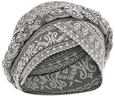POIUIYQA Femme Bonnet Turban Extensible Bonnet de Nuit Sommeil Coton Couvre-Chef Doux Chapeau Bandeau Foulard Musulmane Mode Casquette de Perte Cheveux pour Alopécie Sortie Vacances