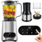 Yoer Vitalio JB04S, 2-in-1 Standmixer, 2200W, 2,4L Tritan-Krug, Automatikprogramme, LED-Anzeige, Edelstahl INOX, Saftpresse, BPA-frei