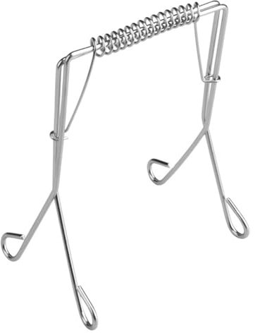 Clip per involtini, morsetto per involtini | Pinze da cucina per barbecue a forma di gancio in acciaio inossidabile,Pinze per alimenti con presa forte, morsetto per barbecue per cucinare, servire grig