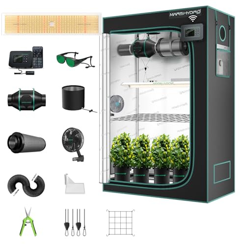 MARS HYDRO Kit completo de tienda de cultivo 4x2 CP