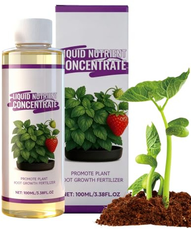 Fertilizante Líquido Para Plantas De Interior, 100ml Accesorios De Jardín Naturales, Nutrientes Líquidos De Alimento Vegetal, Para Flores Crecimiento Propagación Plantas Domésticas Jardinería Fruta Ve