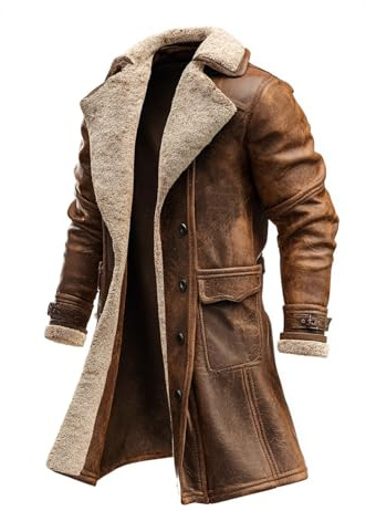 Générique Cappotto da uomo a collo alto a metà lungo cappotto invernale giacca casual giacca lana parka con cerniera anorak comfort, cappotto a collo alto, lungo giacca invernale, giacca in lana parka