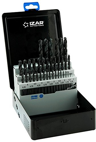 Izar 1407 - Juego brocas 1407 hss diámetro 1-10 (37u)