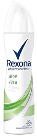 REXONA Deodorante spray da donna Aloe Vera Motionsense, 48 ore, confezione da 3 (3 x 150 ml)