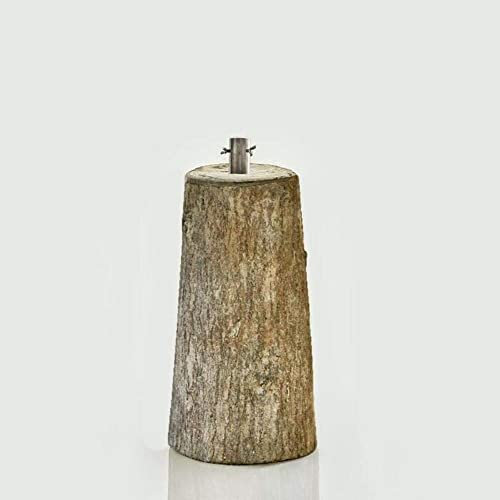 EDG Base Finto Legno Ø30cm x h55 per Albero di Natale Artificiale h 210cm