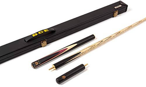 BCE Heritage Sapele Mahogany ¾ Cut Cue- 145cm- 9.5mm tip with 15cm extension and hard case
