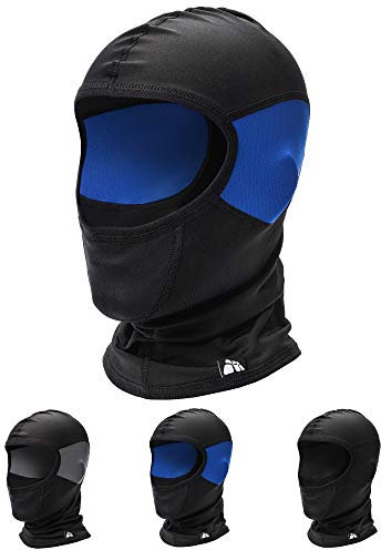 meteor Warm Breathable Balaclava Mens Womens Ladies Windproof Face Mask Motorcycle Helmet Cycling Skiing Winter Sports Unisex Men Women Colors All Year Motorbike Ski Outdoor Thermal (M/L, Blue)