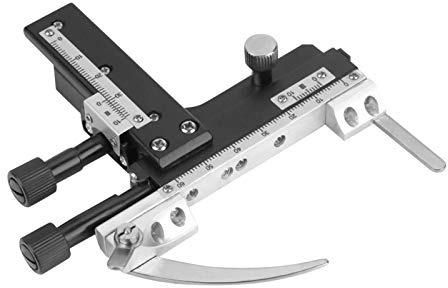 01 02 015 Metall-Hochpräzisions-Mikroskop-Beweglicher Tisch, Kunststoff und Metall, für bewegliche Scheiben des Mikroskops