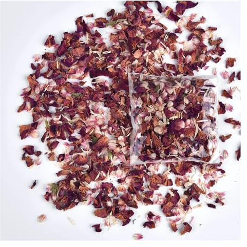Pétales de roses séchés naturels, 10g, confettis Pop for mariage, décoration DIY for fête d'anniversaire, biodégradable (Color : 04 10g)