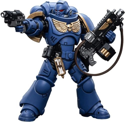 LEBOO JoyToy Warhammer 40k Intercessors 1/18 skala 12 cm samlarobjekt actionfigur