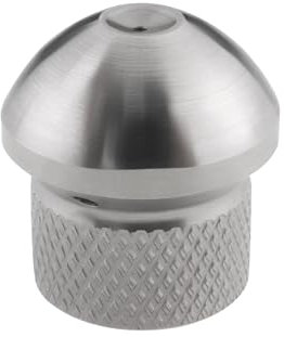 The Lord of the Tools Buse de Nettoyage de Tuyaux en Acier Inoxydable 1/8 4 Trous Buse pour Le Nettoyage des Tuyaux d'évacuation éviers Douches Argent