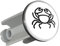 Huuraa Waschbeckenstöpsel Krebs Sternzeichen Symbol 4cm Stopfen mit Tierkreiszeichen Symbol Geschenk Idee für Freunde und Familie