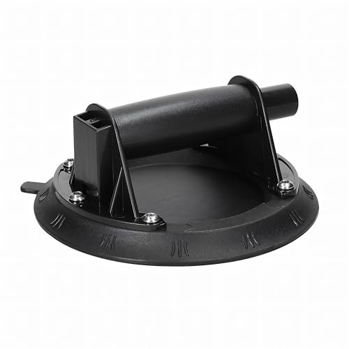 Retoo Ventouse 20 cm avec pompe, charge maximale : 140 kg, ventouse avec poignée antidérapante et forte adhérence, universelle, maison et applications, résistance aux dommages