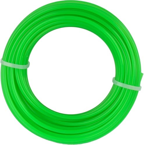 Trimmer Lines, Strimmer Wires, Durable, Flexible Nylon Cord for Grass Cutting, Weed Trimming & Garden Maintenance, Easy to Install, Universal Fit for Electric & Petrol Strimmers (2mm x 15 Meters)