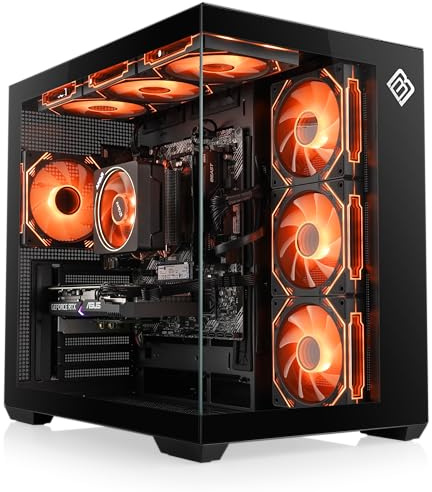 Gaming PC mit Windows 11 Pro | AMD Ryzen 7 5700X 8X 3.4 GHz | RTX 3060 (12 GB) | 1000 GB M.2 NVMe | 32 GB DDR4 RAM | WLAN | Computer für Zocker, Gamer Desktop Rechner zum Spielen | A15443