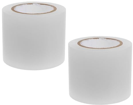 Homoyoyo Cinta Adhesiva Transparente para Reparación de Láminas de Invernadero 5 CM X 10 M 2 Rollos Resistente Intemperie para Cubierta de Techo y Mantenimiento de Jardín