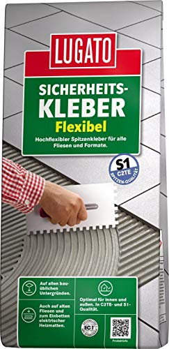 Fliesenkleber Lugato Sicherheitskleber Flexibel 20 kg