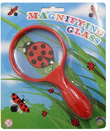 Children's 15cm Magnifying Glass (Red)