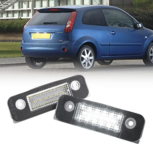 njssjd LED-Kennzeichenbeleuchtung für F-ord Fiesta MK5 Mondeo MK2 Fusion Canbus, keine Fehler, Auto-LED-Rücklicht, OEM-Nr. 1332916
