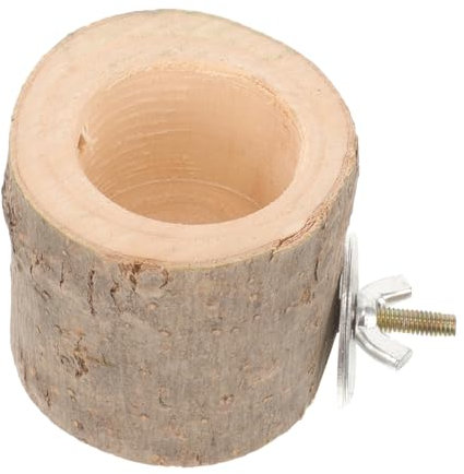 EXHUMKY Napf Kaninchen Futternapf Für Hamster Rattenfutter Hamsterfutterautomat Für Den Haushalt Futternapf Aus Holz Chinchilla-Accessoire Abwaschbarer Fressnapf Verschleißfester Hamsternapf Hölzern