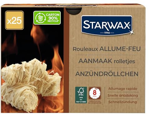 STARWAX Cubes Fuoco XXL Scatola x 34 Certificato PEFC 100%