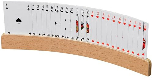 Philos 6693 - Spielkartenhalter, aus Holz